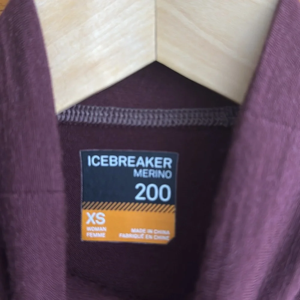 Icebreaker Women's 200 Sonebula Long Sleeve High Neck Thermal Top in XS - Picture 7 of 7